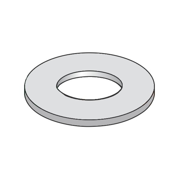 Newport Fasteners Flat Washer, For Screw Size #6 , Stainless Steel 10000 PK 837497 - main